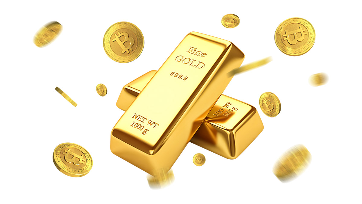 Корреляция биткоина и золота достигла исторического максимума 70%