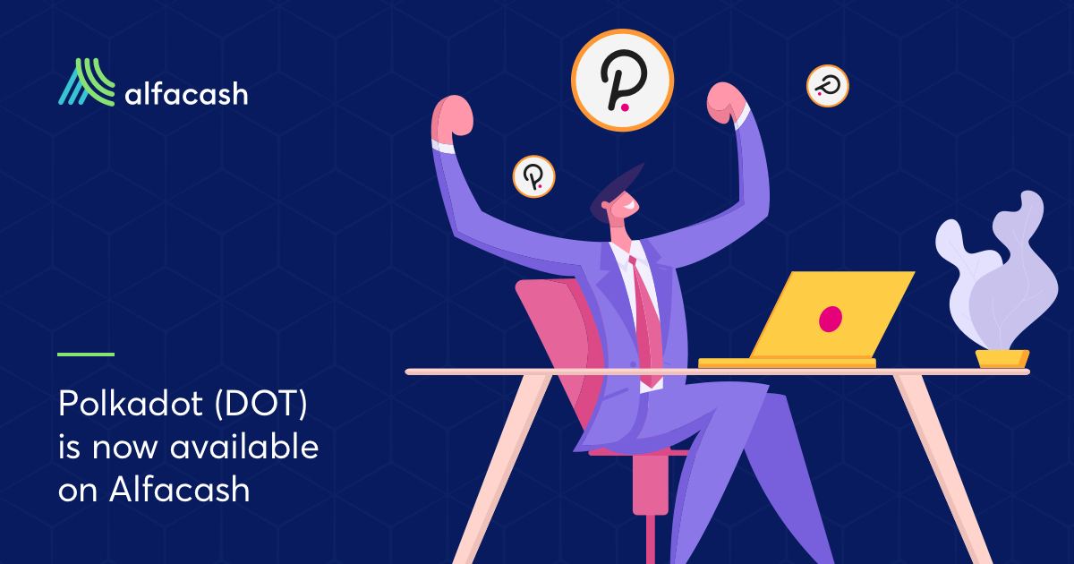 Криптовалюта Polkadot (DOT) теперь доступна на Alfacash