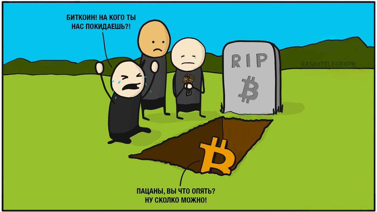 Дайджест крипторынка в мемах и картинках: Пауэлл обвалил биткоин, MicroStrategy не сдается, а Мосбиржа чудит